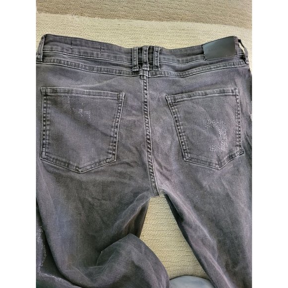 Anine Bing Brodie Black Distressed Skinny leg jeans size 29 - Picture 6 of 10